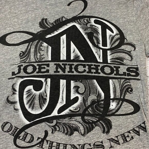 Joe Nichols Shirt Mens Medium Old Things New Country Music Concert Tee Casual - Picture 4 of 5